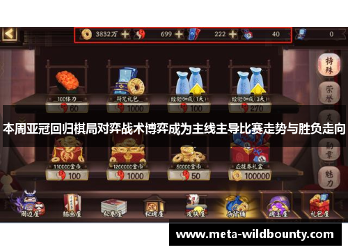 本周亚冠回归棋局对弈战术博弈成为主线主导比赛走势与胜负走向 本周亚冠回归棋局对弈战术博弈成为主线主导比赛走势与胜负走向